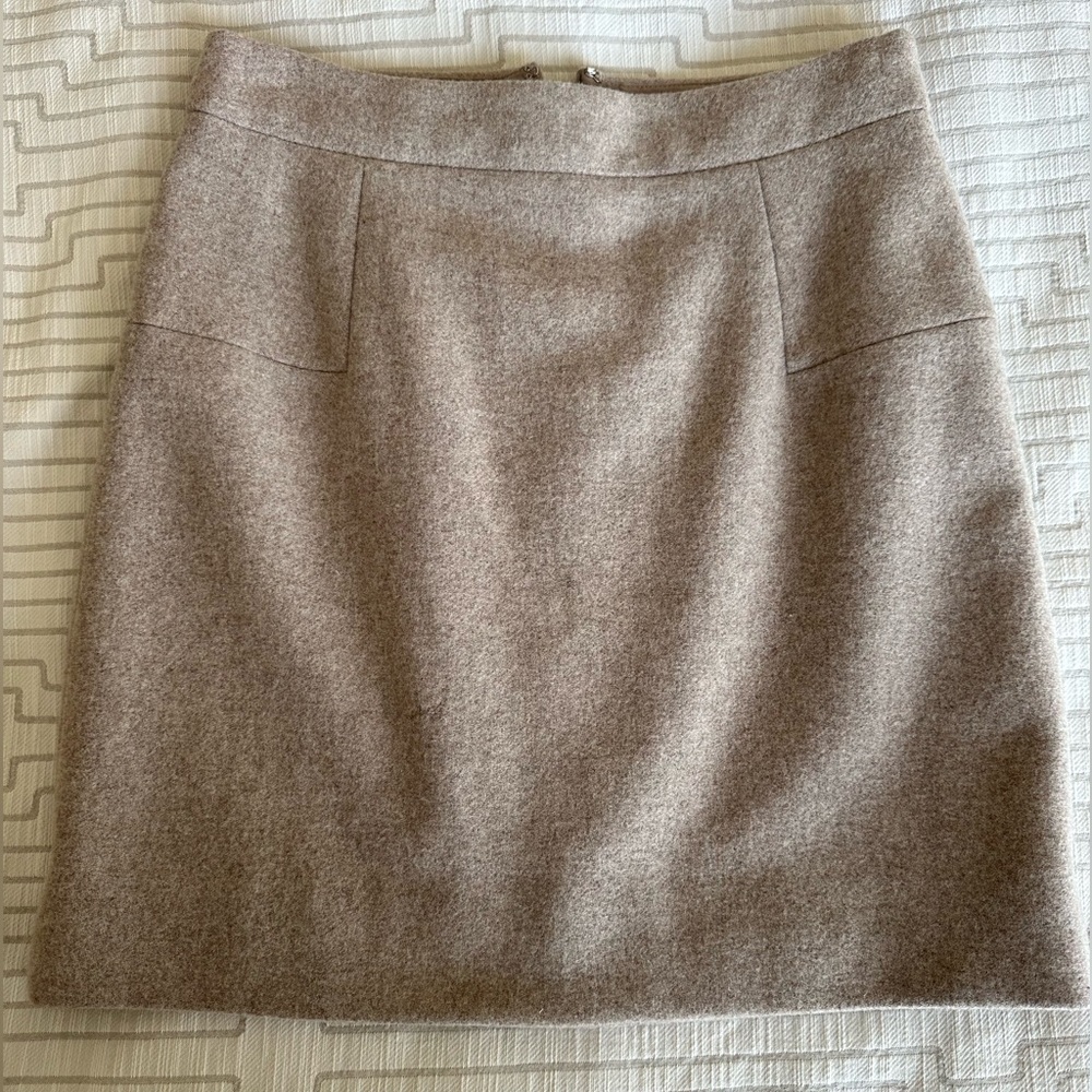 Wool, Lined J Crew Mini Skirt